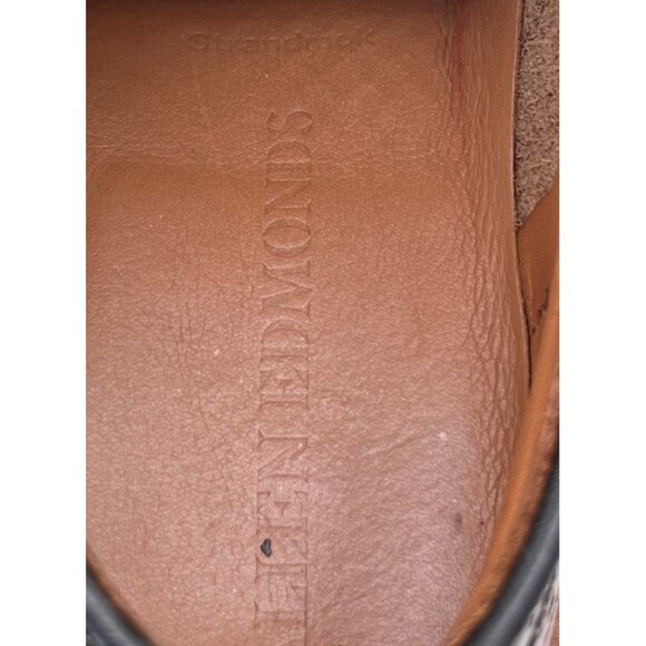 Allen Edmonds Strandmok Oxfords Dress Shoes Mens Size 9D Black Leather Cap-Toe - Picture 10 of 12